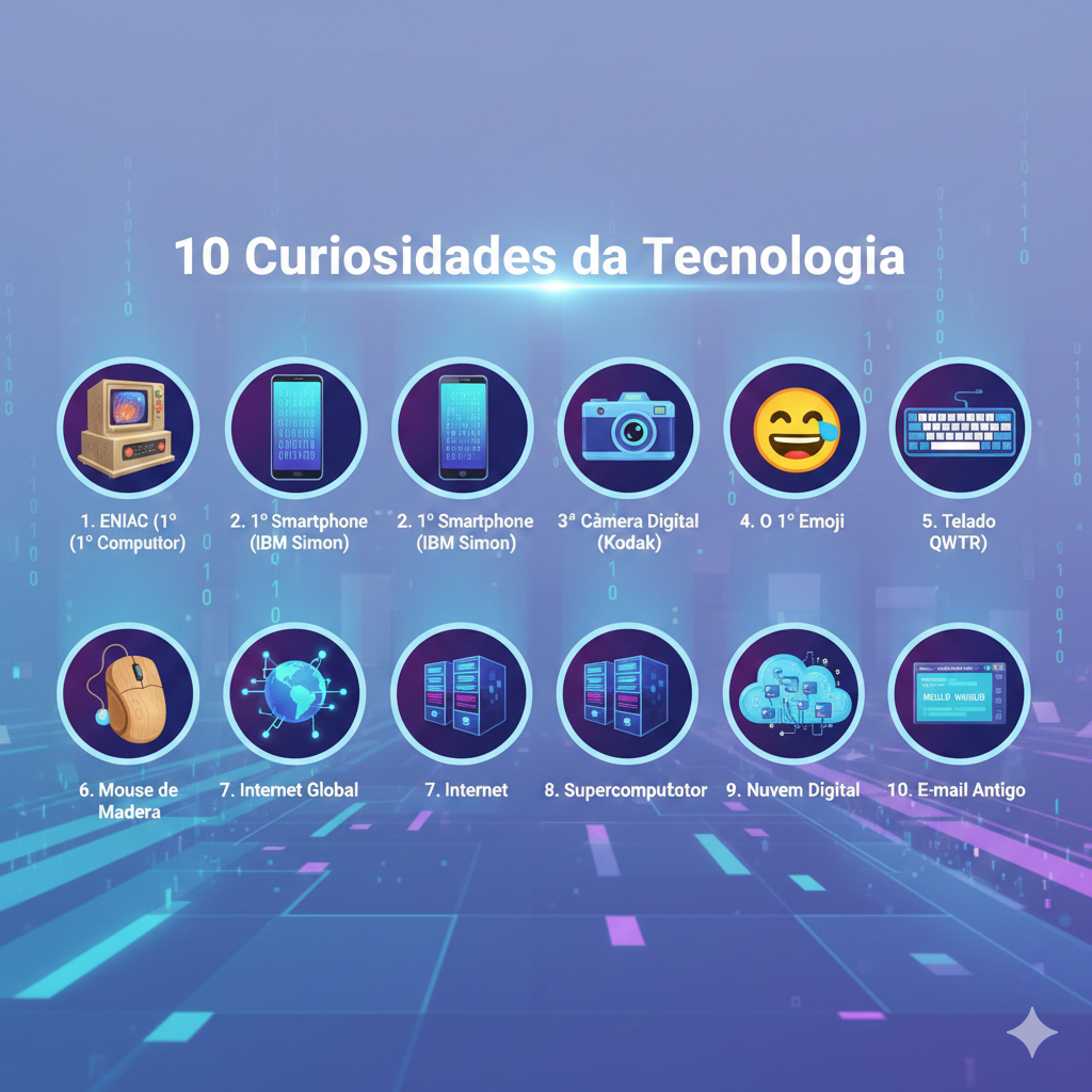 10 maiores curiosidades do mundo da tecnologia que você precisa conhecer